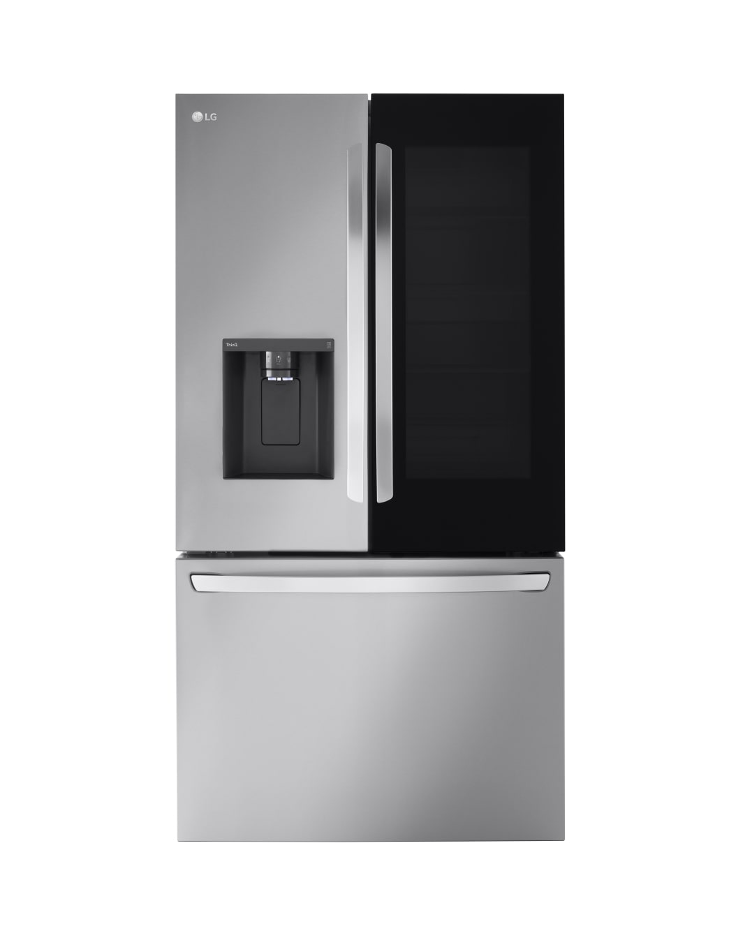 Lg 26 Cu Ft Smart Instaview® Counter Depth Max French Door Refrigerator Lrfoc2606s Lg Usa