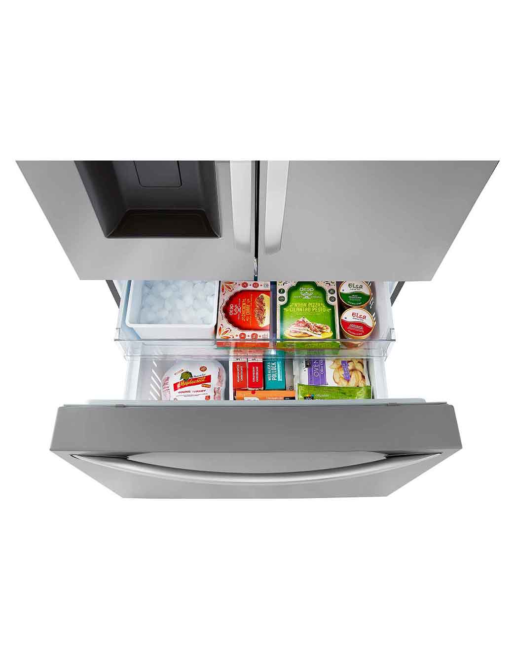 LG 26 cu. ft. Smart CounterDepth MAX Refrigerator with Dual Ice Makers (LRFXC2606S) LG USA