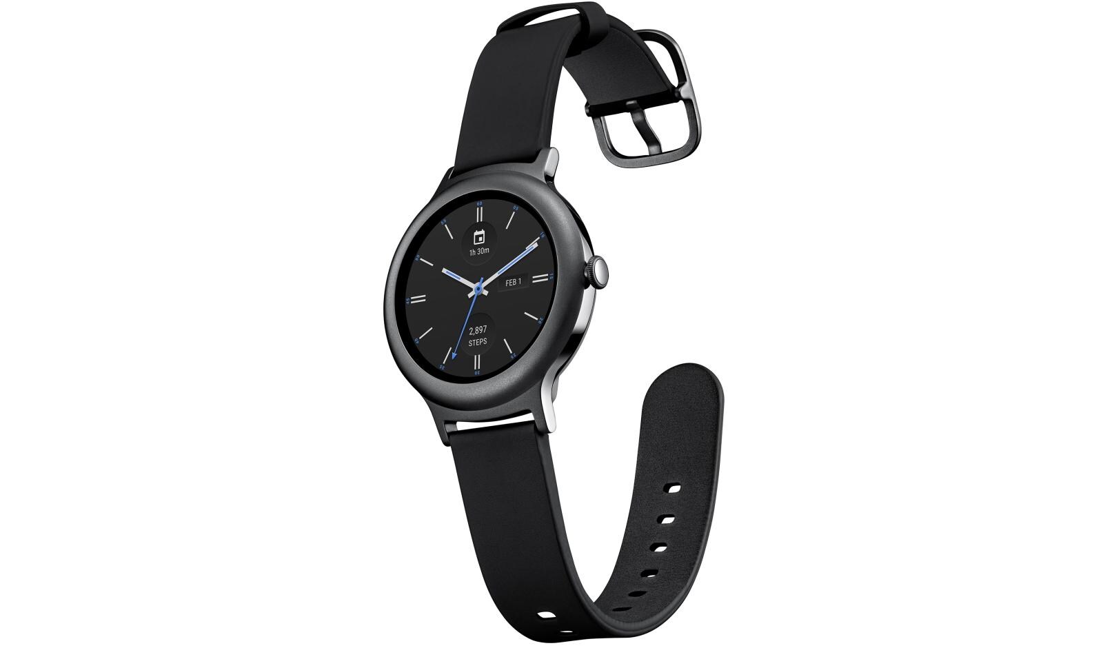 lg watch style titanium