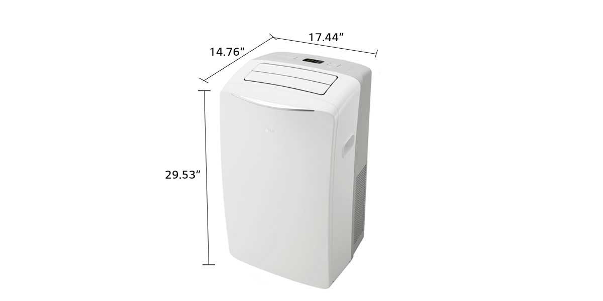 LG 14,000 BTU Smart wifi Enabled Portable Air Conditioner (LP1417WSRSM