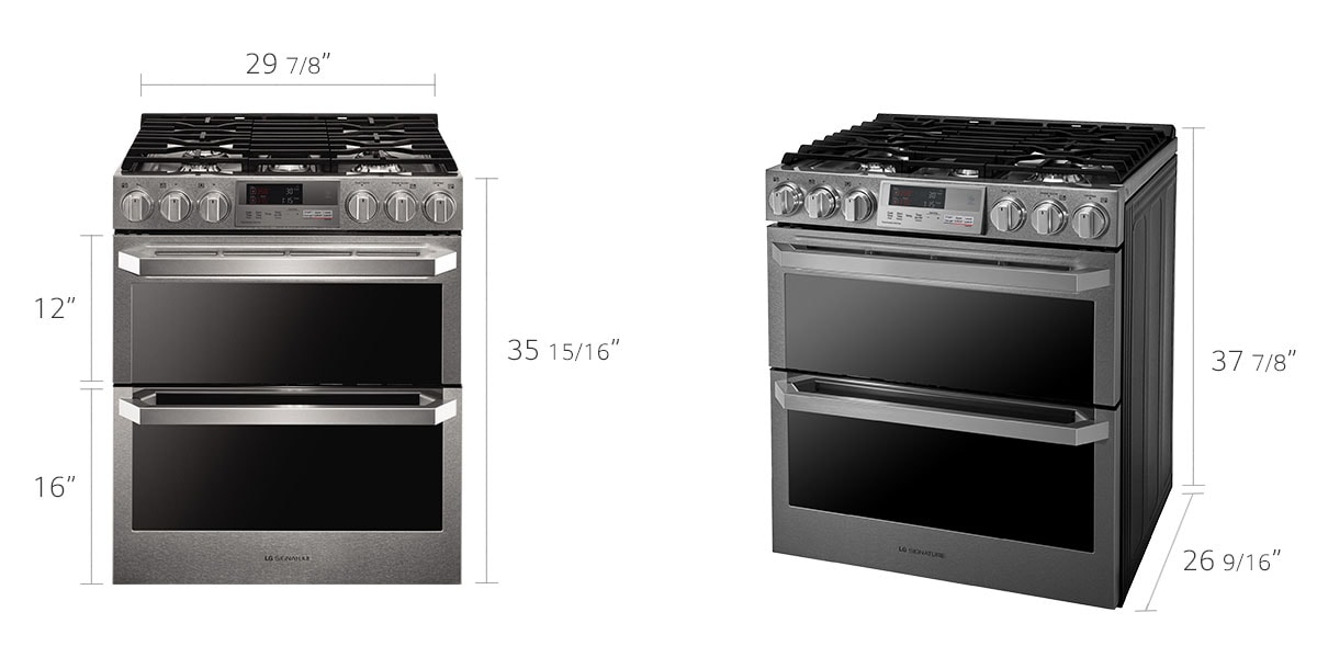 Lg oven size discount