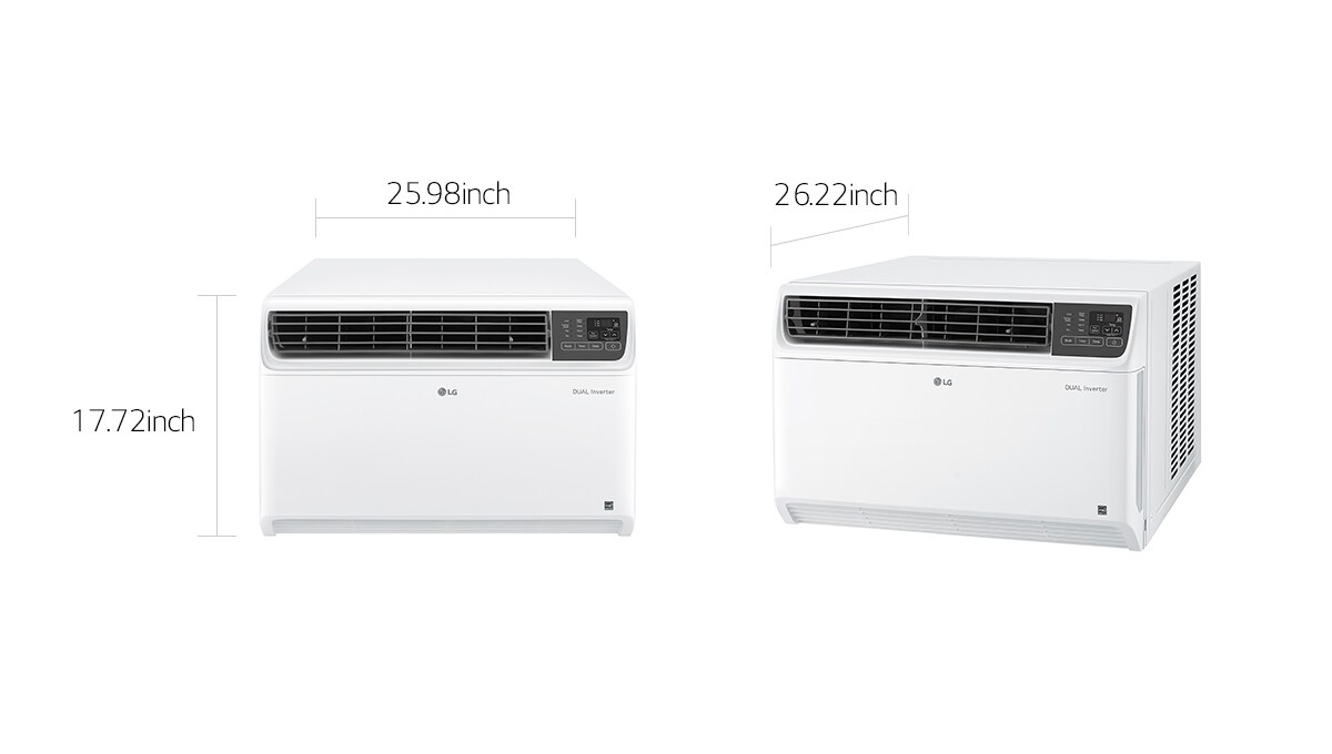 Lg Lw2217ivsm 22 000 Btu Dual Inverter Smart Wi Fi Enabled Window Air Conditioner Lg Usa