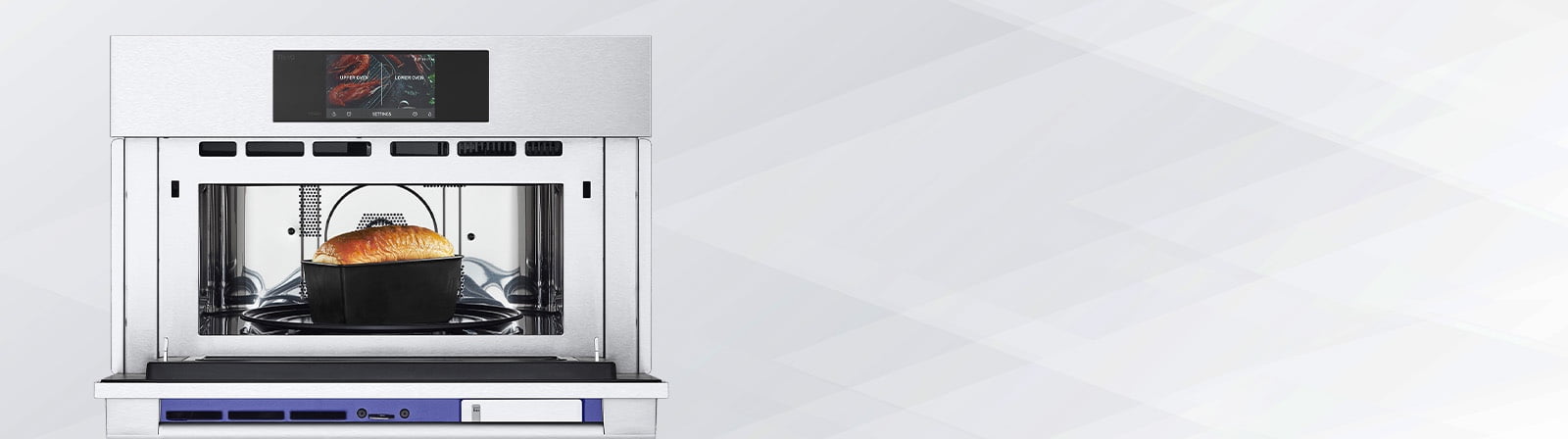 Cook up to 4x faster* than a traditional oven without preheating