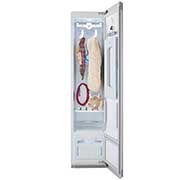 LG Styler® Smart wi-fi Enabled Steam Closet with TrueSteam® Technology and Exclusive Moving Hangers,  LG Styler® Smart wi-fi Enabled Steam Closet with TrueSteam® Technology and Exclusive Moving Hangers, front view with child’s clothes and toys inside, espresso, S3RFBN, S3RFBN, thumbnail 5