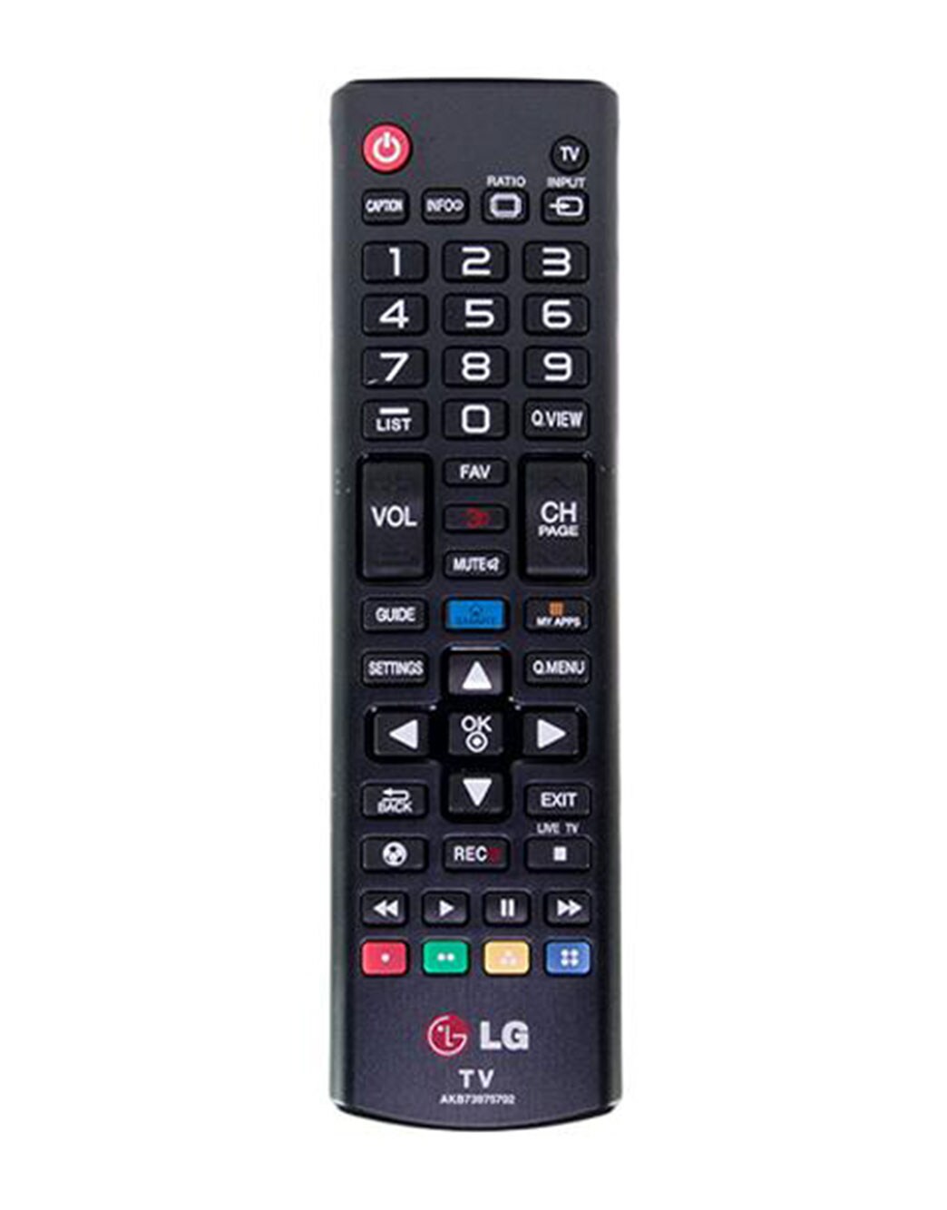 LG Full Function Standard TV Remote Control (AKB74475401) LG USA