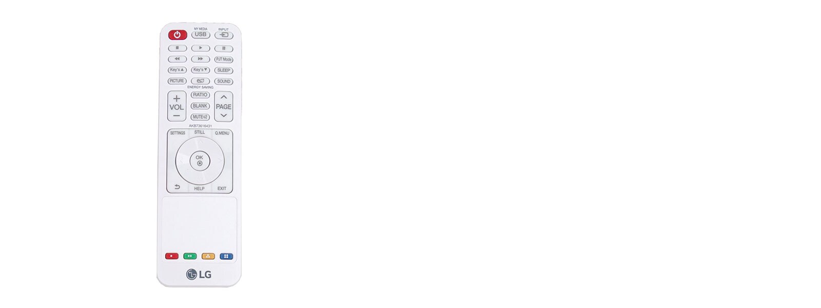 LG Projector Remote Control AKB73616431 (AKB73616431) LG USA