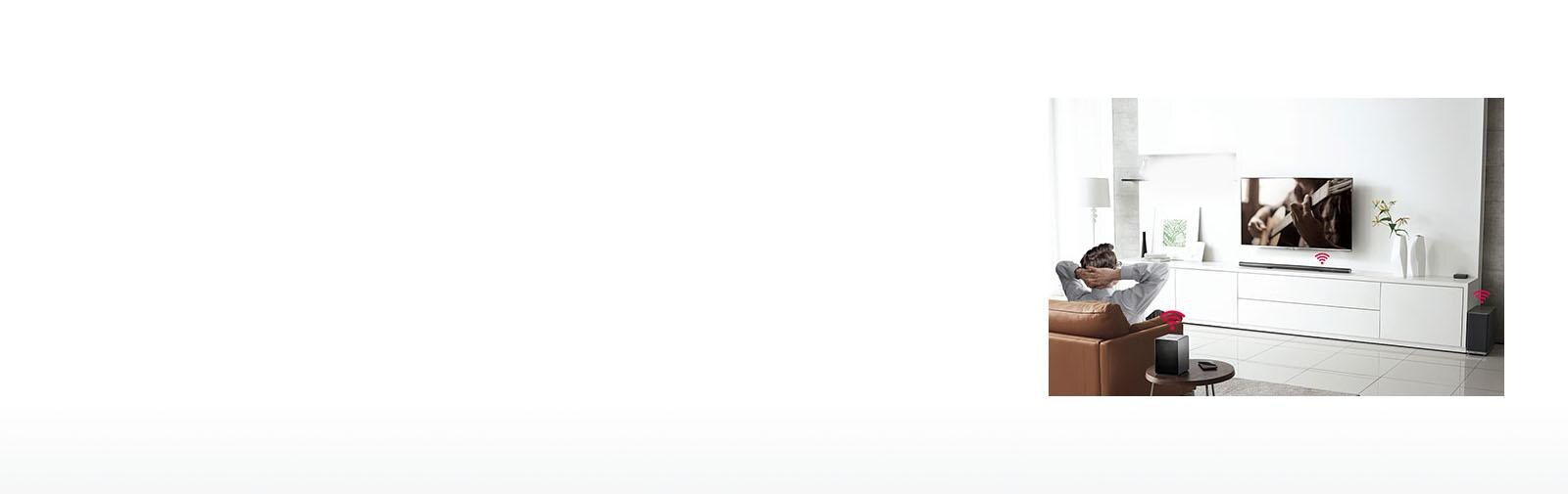 LG LAS950M 7.1ch 700W WiFi Streaming Array Sound Bar with Wireless