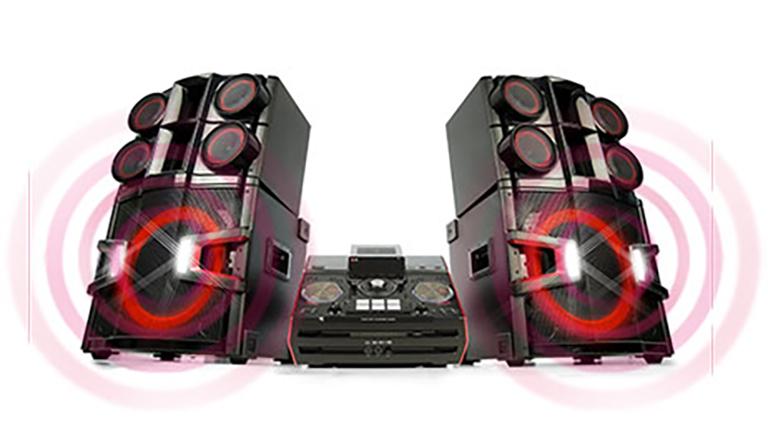 LG CM9940: 3200W 2.2ch HiFi DJ System 