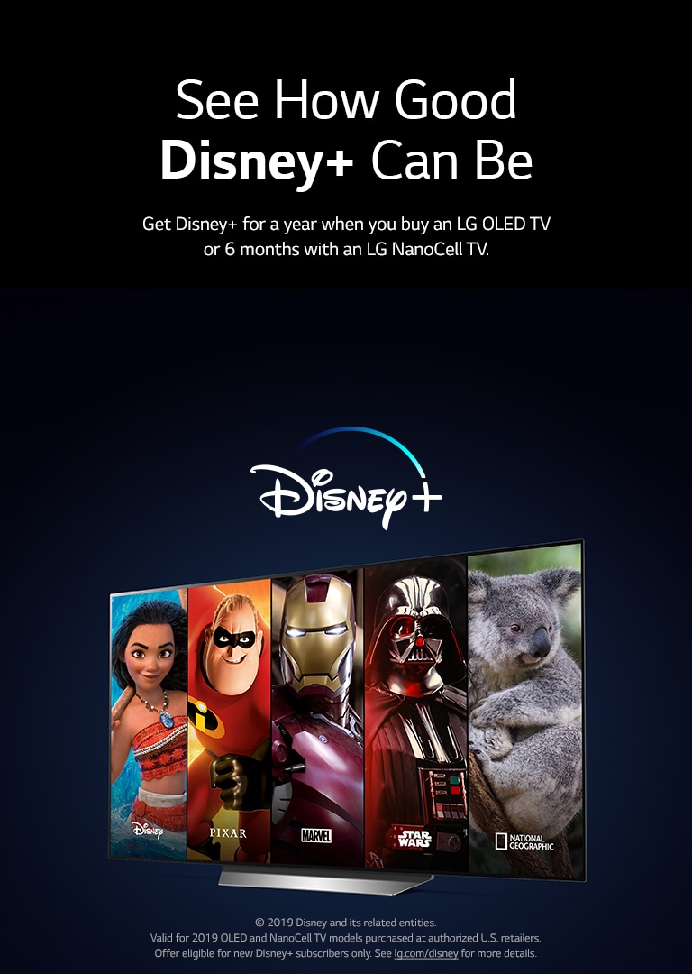 What’s Available from Disney+ & LG OLED & NanoCell TVs LG USA