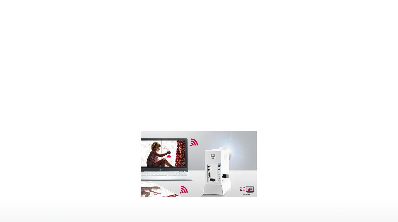 LG PG65U: Portable LED Projector with 
