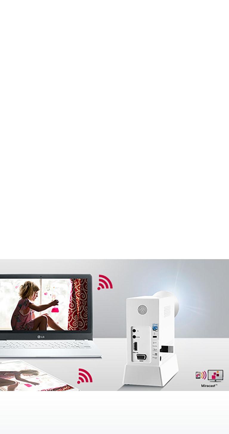 LG PG65U: Portable LED Projector with 