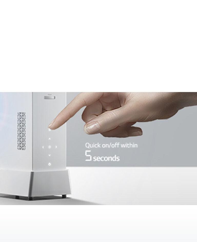 LG PG65U: Portable LED Projector with 