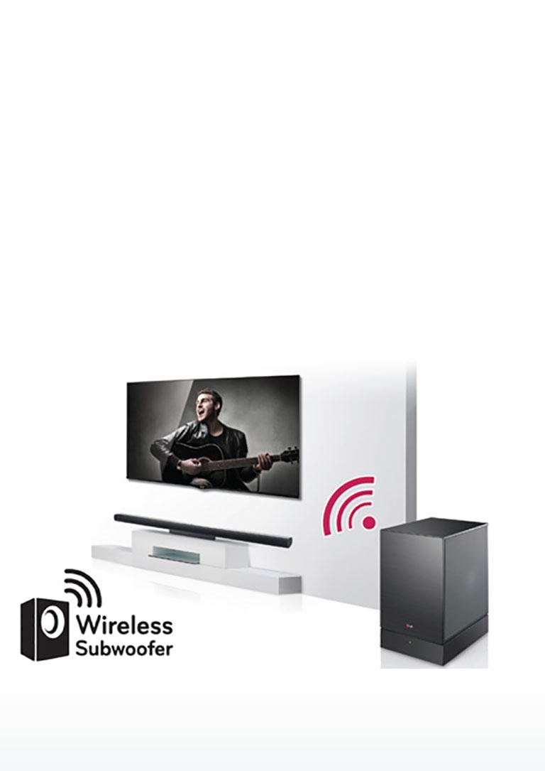 LG LAS551H 320W 2.1ch Sound Bar Audio System with Wireless Active