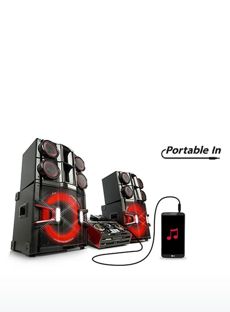 LG CM9950 4400W 6.0ch Mini Shelf System with Multi Bluetooth and NFC