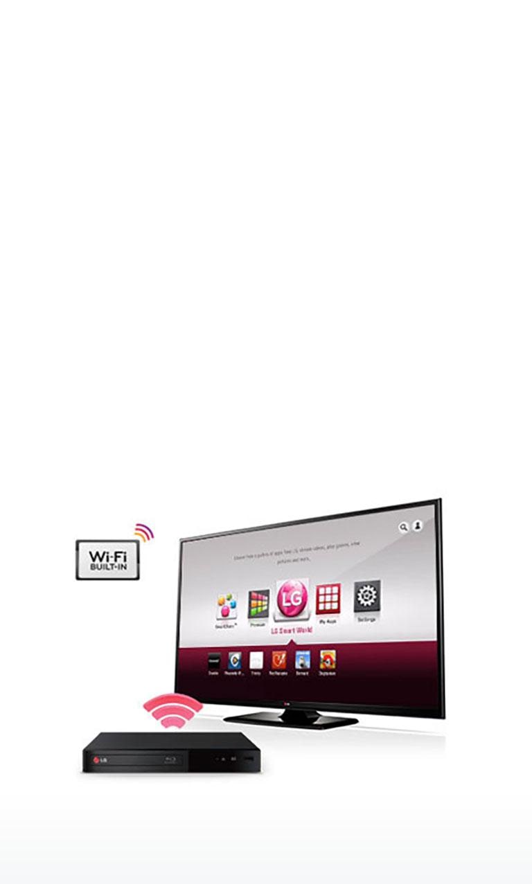 LG BP350 Bluray Disc Player w/ Builtin WiFi LG USA