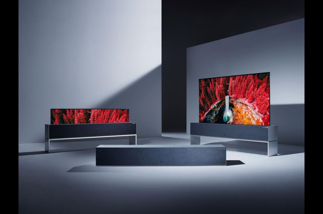 LG OLED65R9PUA: R9 Rollable 4K OLED TV at CES 2019