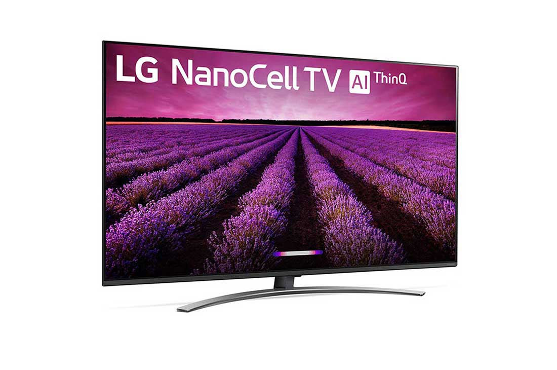 Black LG Electronics 65SM9000PUA Nano 9 Series 65 4K Ultra HD Smart LED NanoCell TV 2019