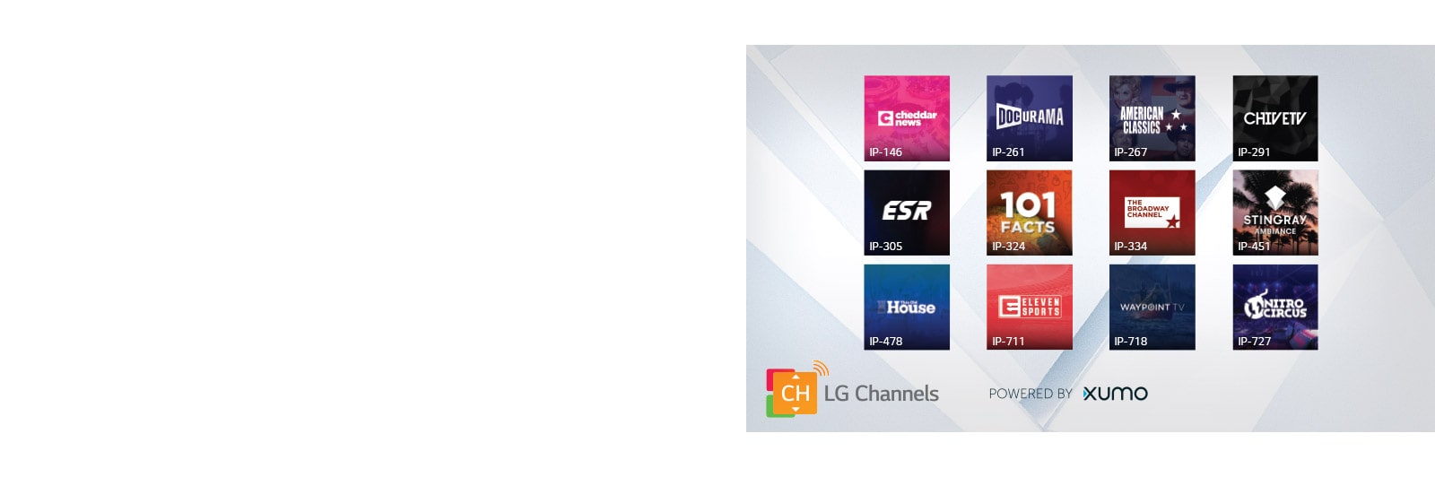 See more, stream more with LG Channels2