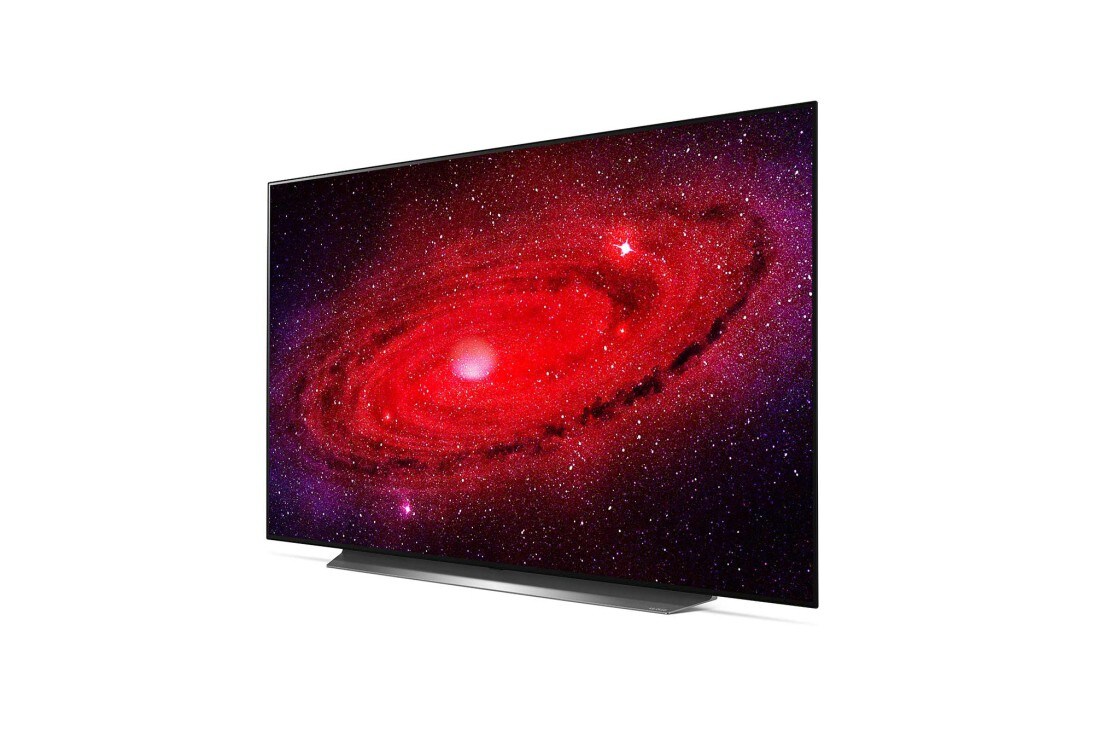 LG CX 65 inch Class 4K Smart OLED TV w/ AI ThinQ® (64.5'' Diag), 60 degree side view with infill image, OLED65CXPUA, thumbnail 4
