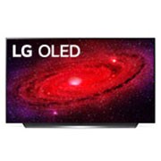 LG CX 48 inch Class 4K Smart OLED TV w/ AI ThinQ® (48.2'' Diag), Front view with infill image, OLED48CXPUB, thumbnail 1