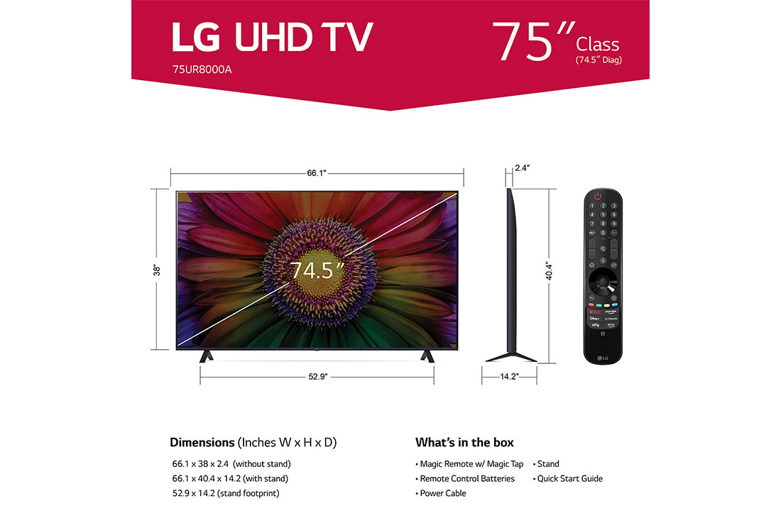LG 75 Inch Class UR8000 Series LED 4K UHD Smart WebOS 23 W ThinQ AI TV lg-75-inch-class-ur8000-series-led-4k-uhd-smart-webos-23-w-thinq-ai-tv