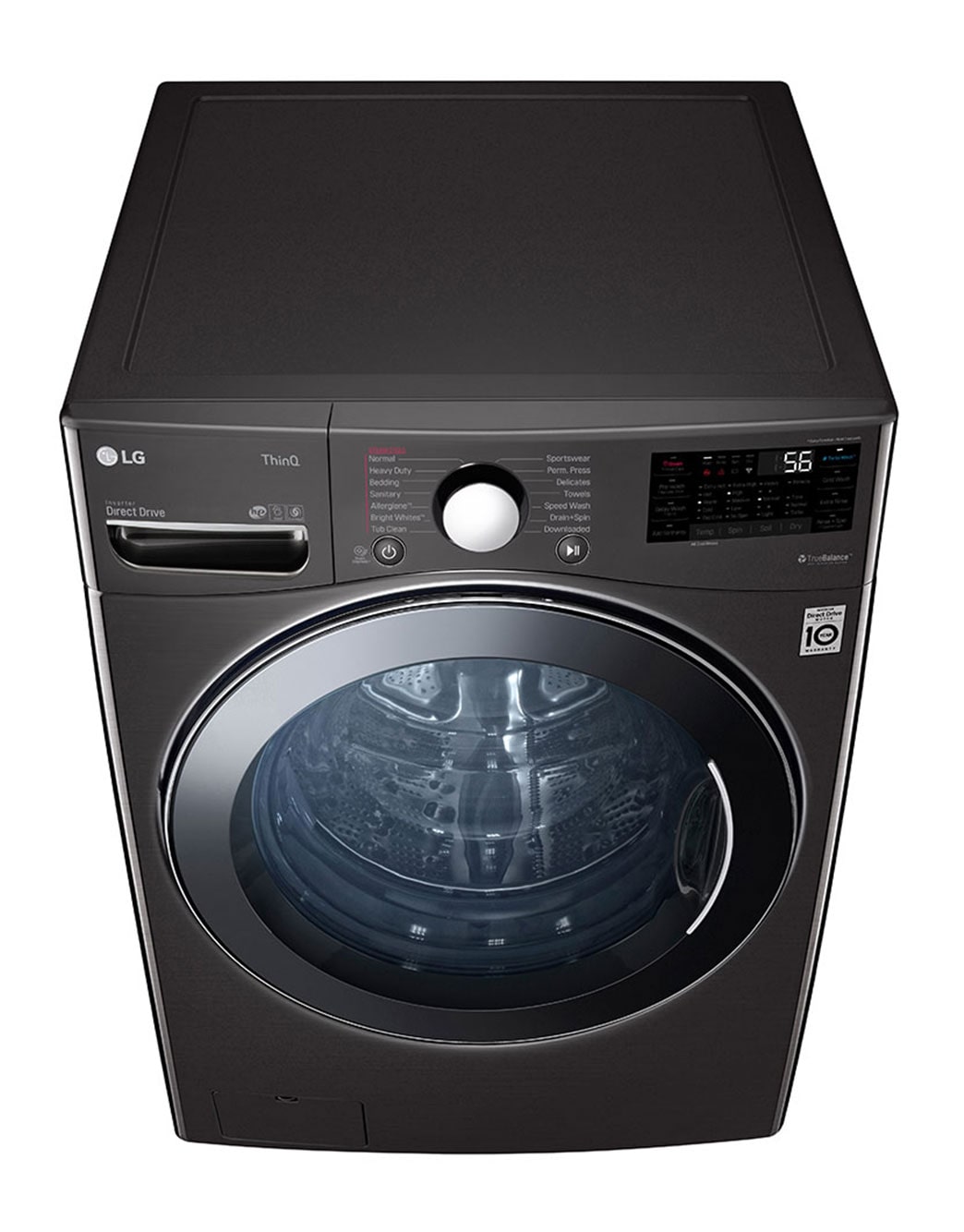 LG WM3998HBA 4.5 cu.ft. Smart wifi Enabled AllInOne Washer/Dryer with TurboWash® technology