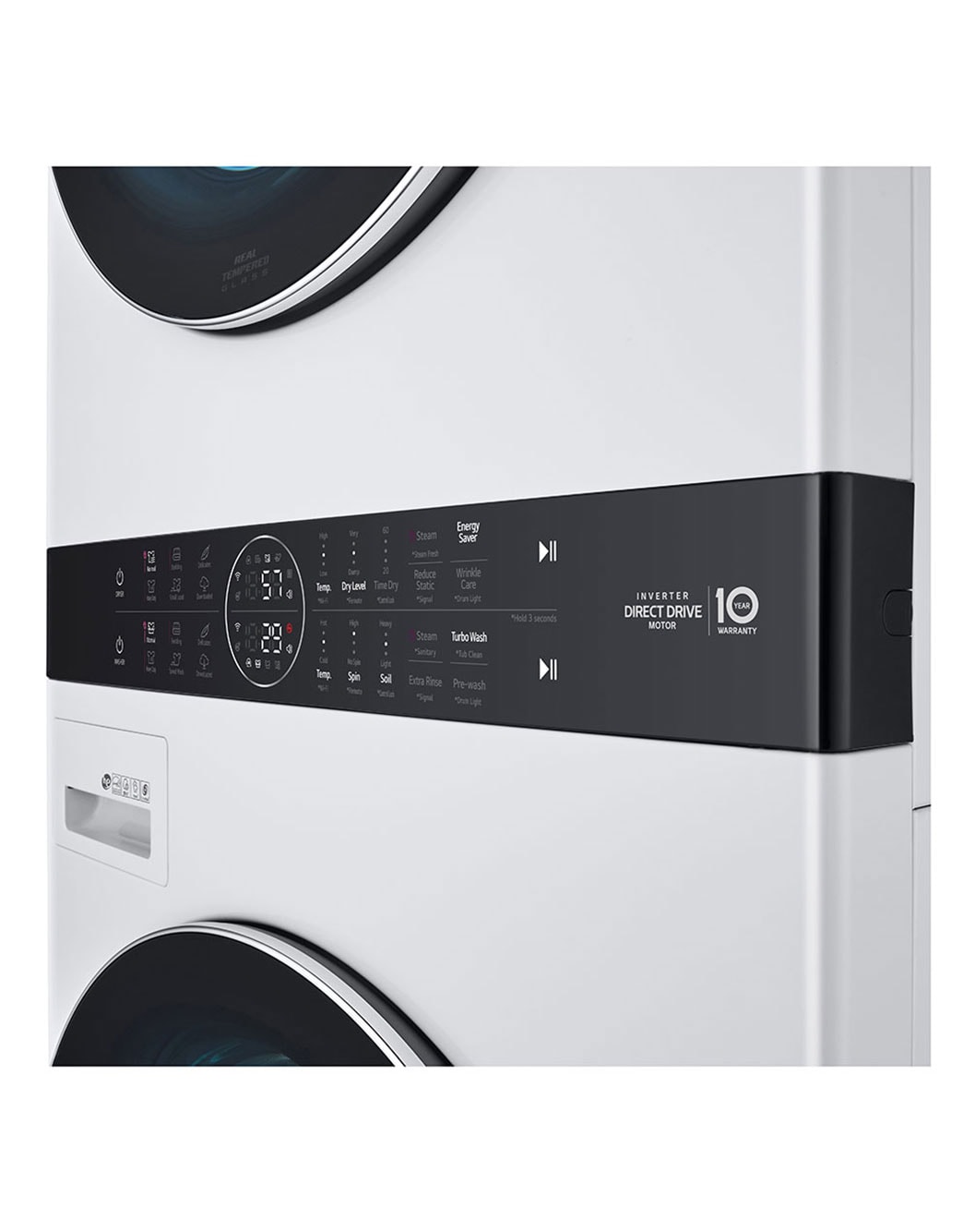 LG Single Unit Front Load LG WashTower™ with Center Control™ 4.5 cu. ft