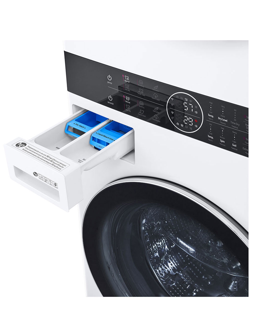 LG Single Unit Front Load LG WashTower™ with Center Control™ 4.5 cu. ft