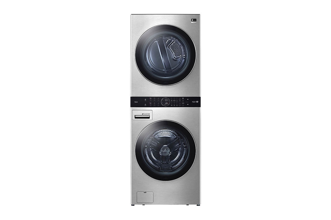 LG WSGX201HNA LG STUDIO Single Unit Front Load WashTower with Center Control 5.0 cu. ft. Washer and 7.4 cu. ft. Gas Dryer LG USA