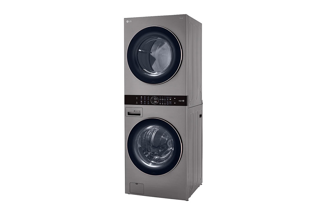 LG WashTower™ Single Unit Front Load 4.5 cu. ft. Washer and 7.2 cu. ft  -WKHC202HBA