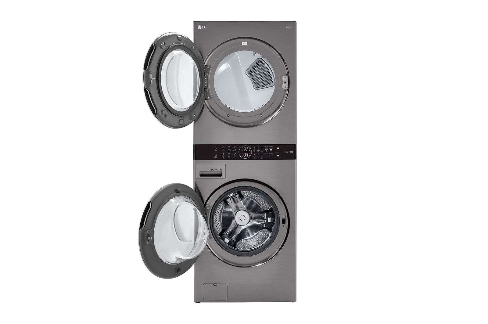 LG WKE100HVA Single Unit Front Load LG WashTower™ with Center Control