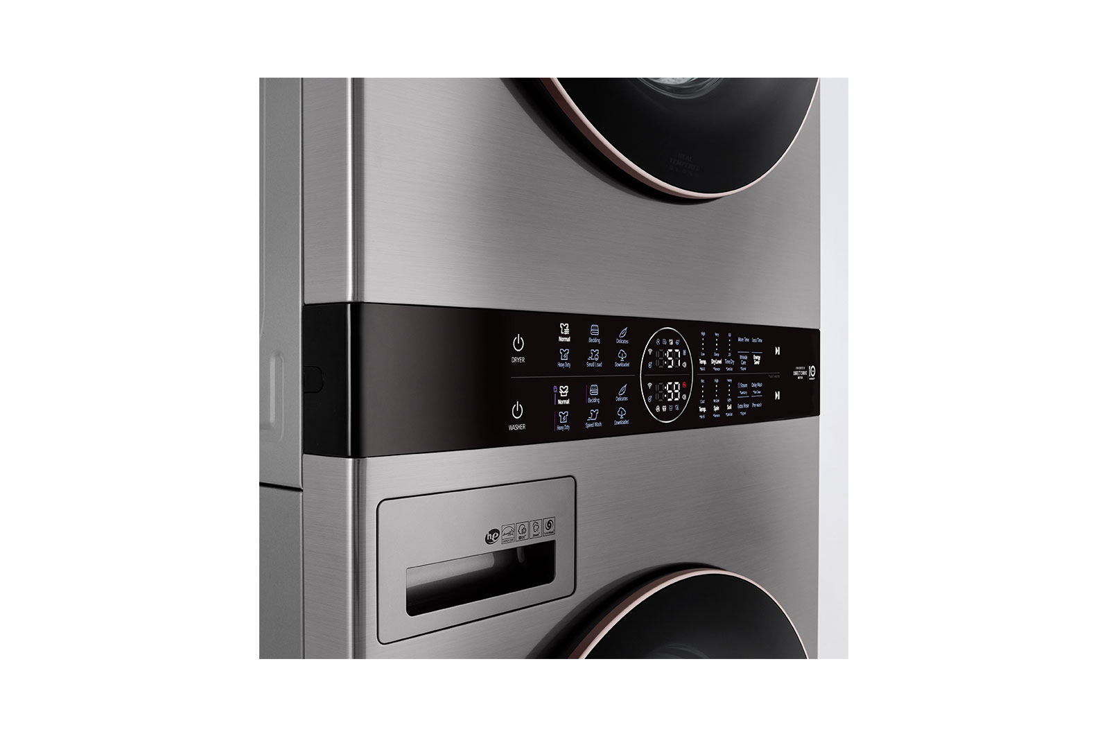 LG Single Unit Front Load LG WashTower™ with Center Control™ 4.5 cu. ft