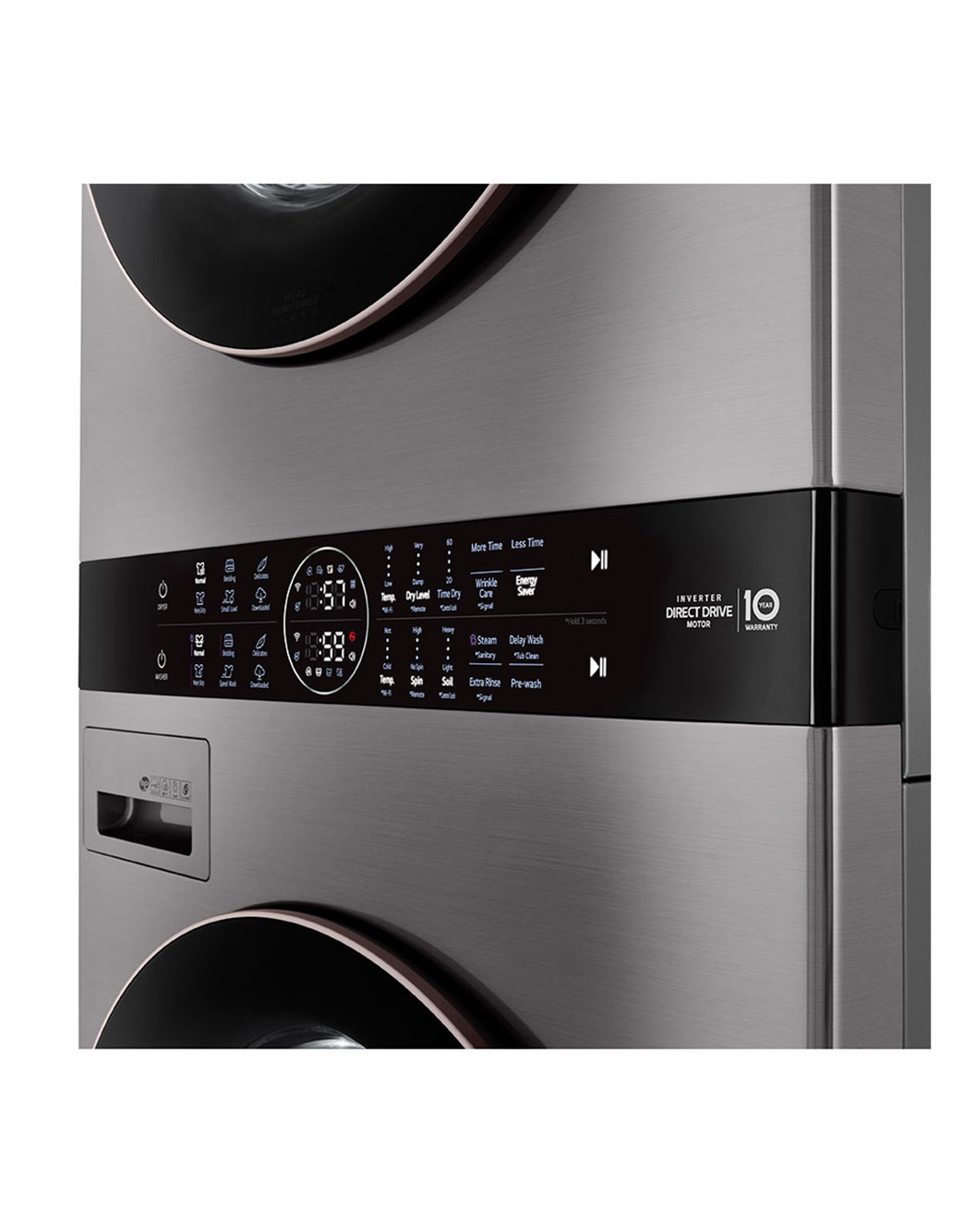 LG Single Unit Front Load LG WashTower™ with Center Control™ 4.5 cu. ft