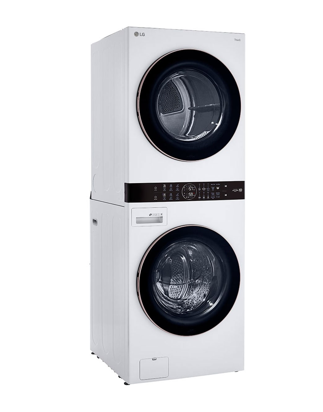 LG WKE100HWA: Single Unit Front Load LG WashTower™ with Center Control