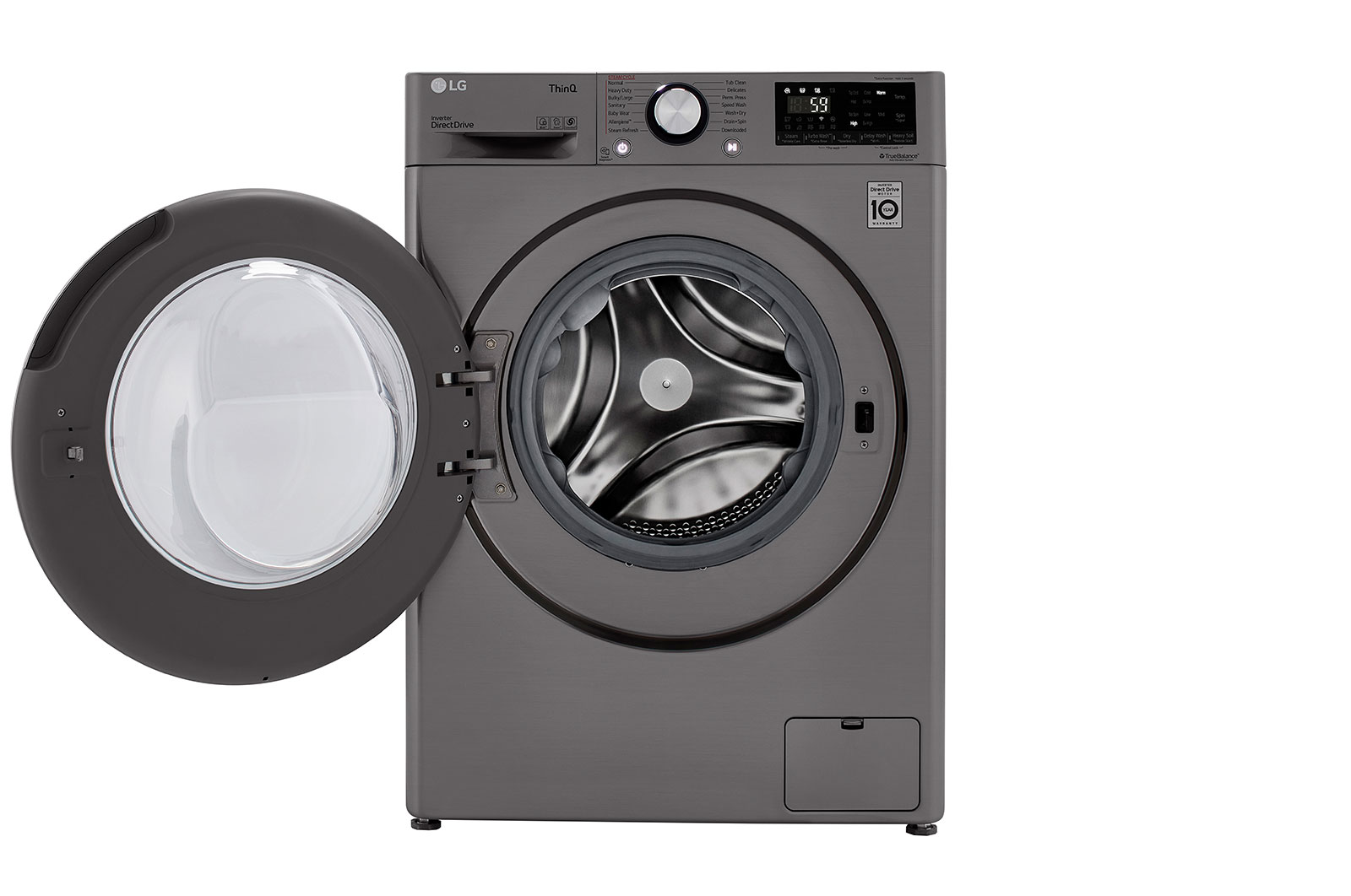 LG WM3555HVA 2.4 cu.ft. Smart wifi Enabled Compact Front Load AllInOne Washer/Dryer Combo