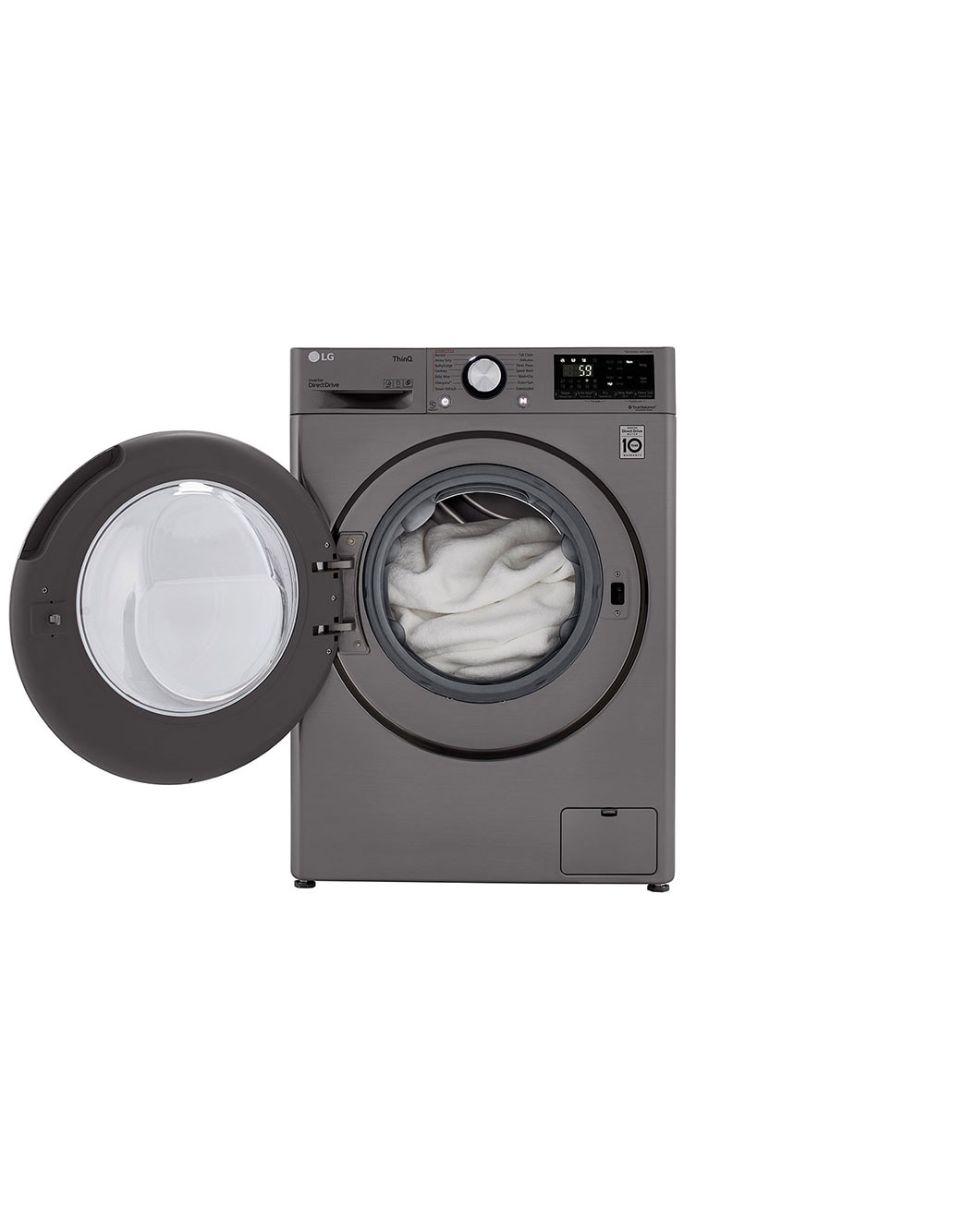 LG WM3555HVA 2.4 cu.ft. Smart wifi Enabled Compact Front Load AllInOne Washer/Dryer Combo