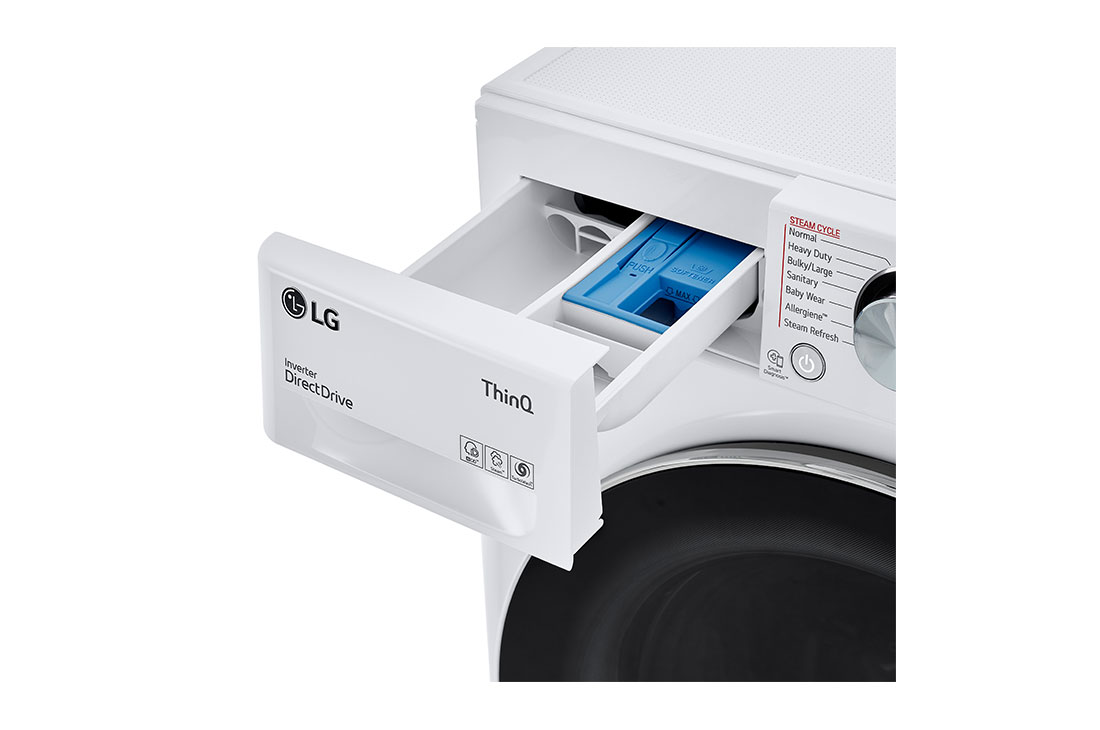 LG 2.4 cu.ft. Smart wi-fi Enabled Compact Front Load All-In-One Washer/Dryer Combo with Built-In Intelligence, WM3555HWA, WM3555HWA, thumbnail 8