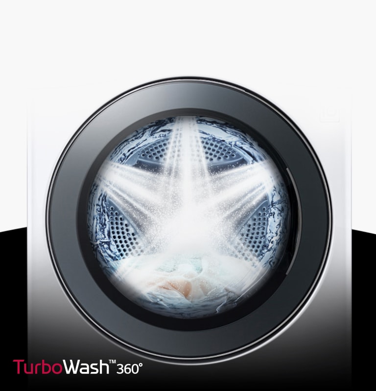 Washer showcasing TurboWash™ 360 technology feature