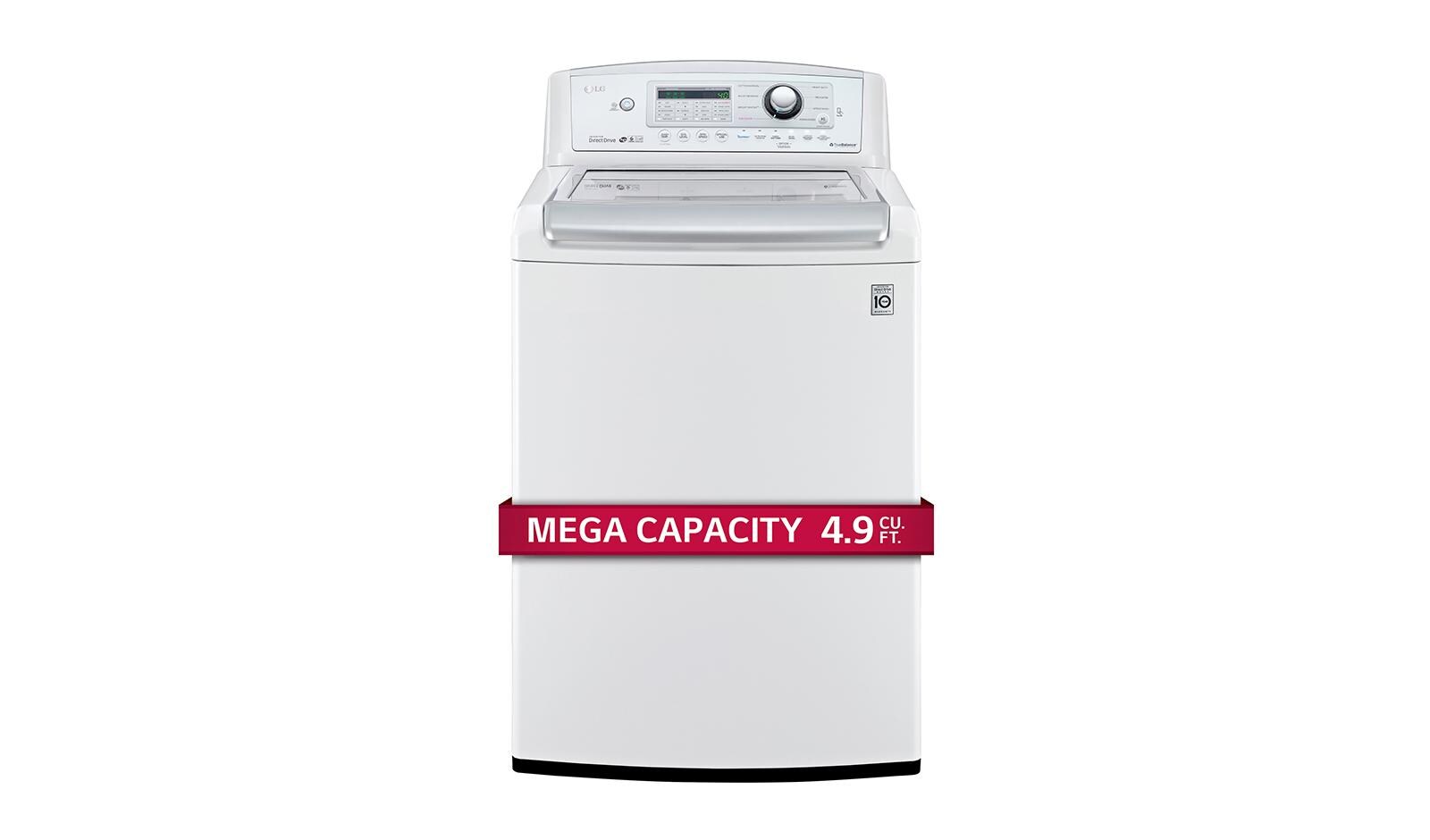 4.9 cu.ft. MEGA Capacity High Efficiency Top Load Washer