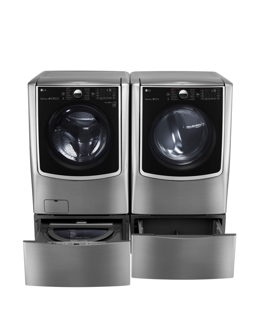 TWINWash Bundle w/ Washer, SideKick and Electric Dryer LG USA
