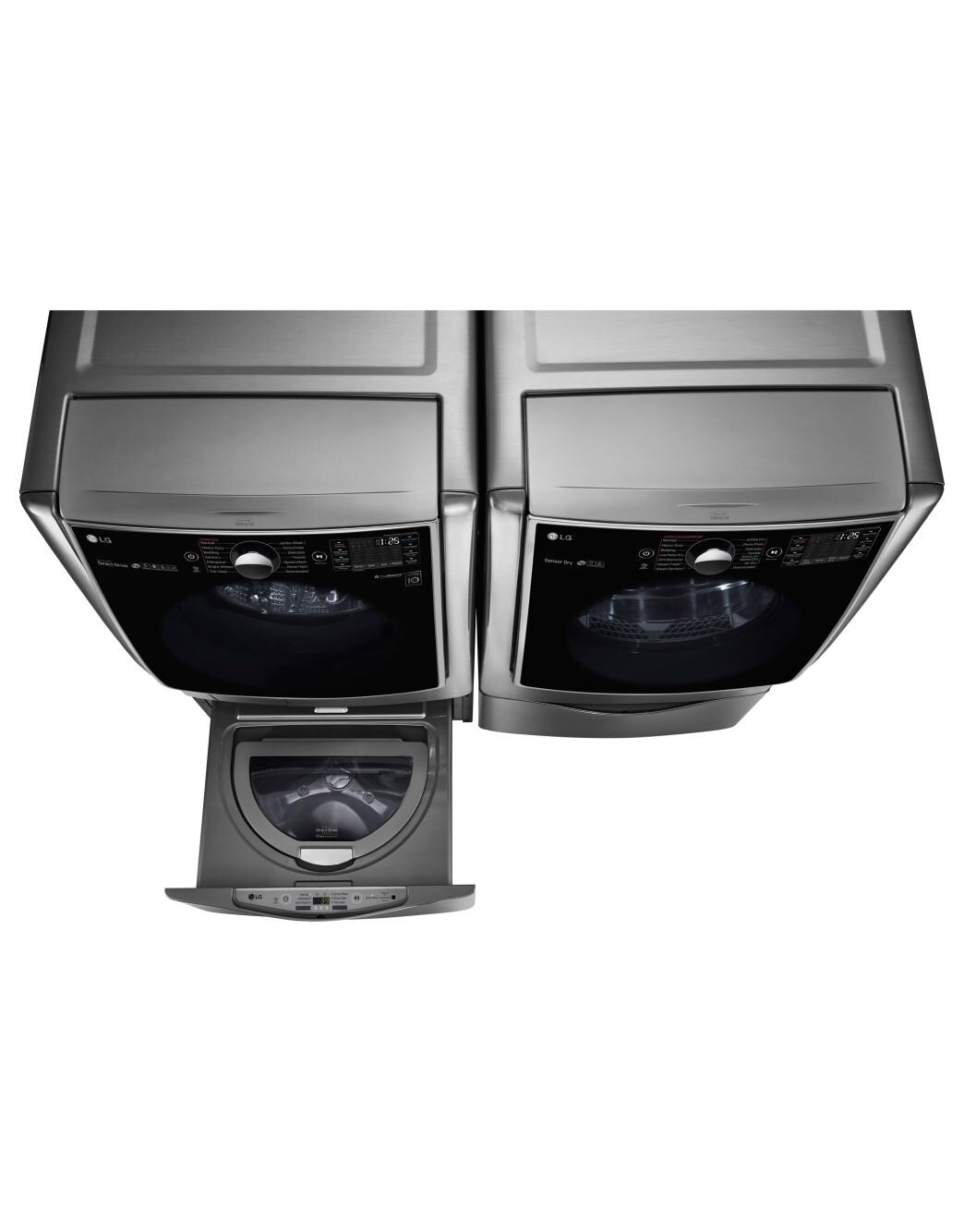 TWINWash Bundle w/ Washer, SideKick and Electric Dryer LG USA