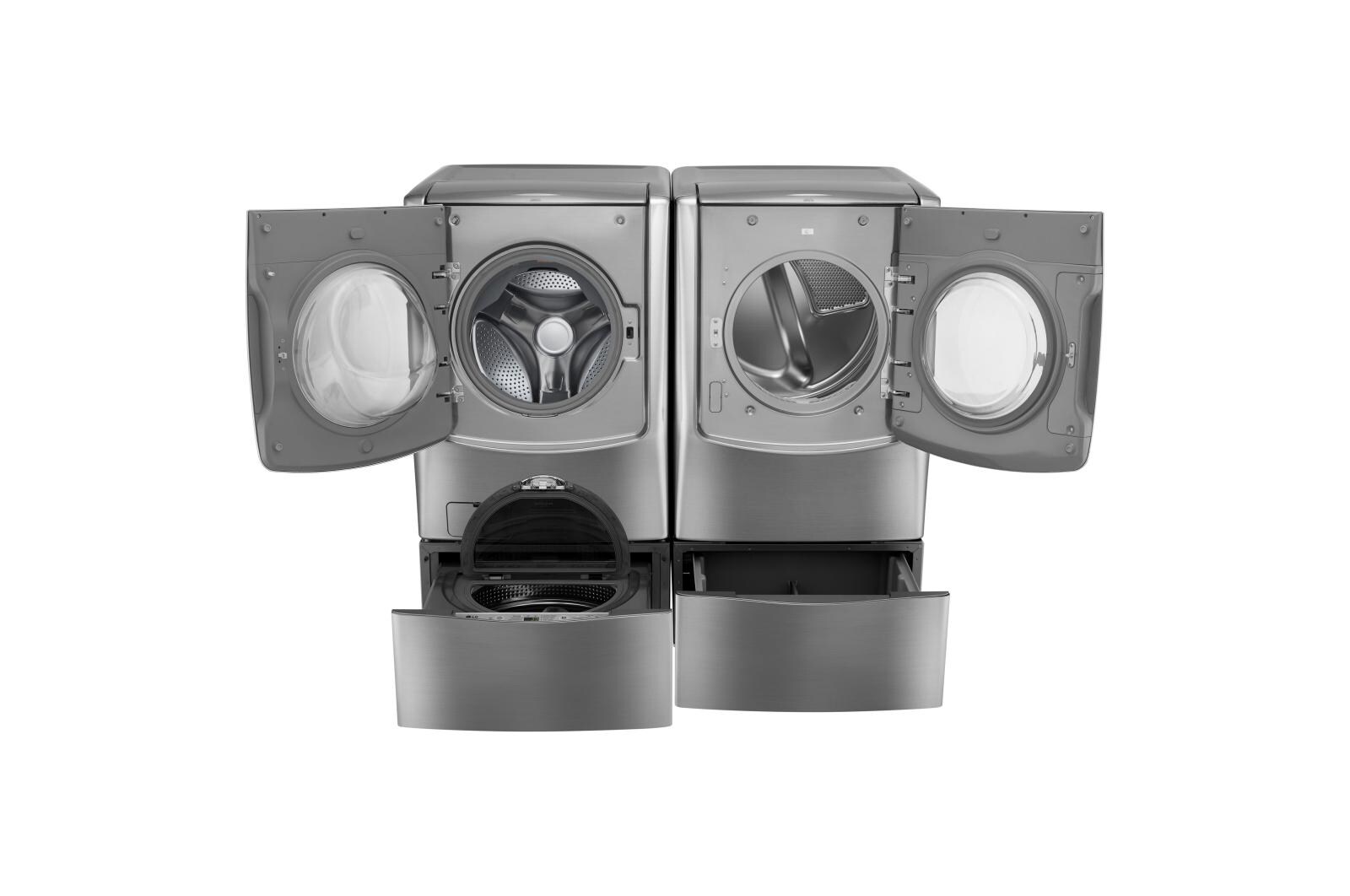 TWINWash Bundle w/ Washer, SideKick and Electric Dryer LG USA