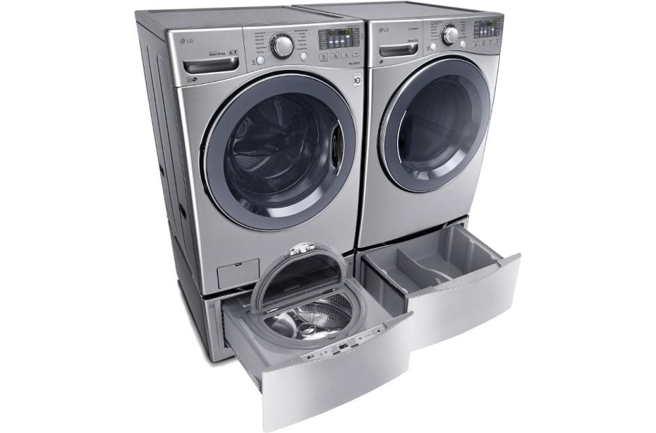 Lg Twinwash Bundle With Washer Sidekick Electric Dryer Usa Lg Washers Wm3570hva Wd100cv Dlex3570v Wdp4v 1
