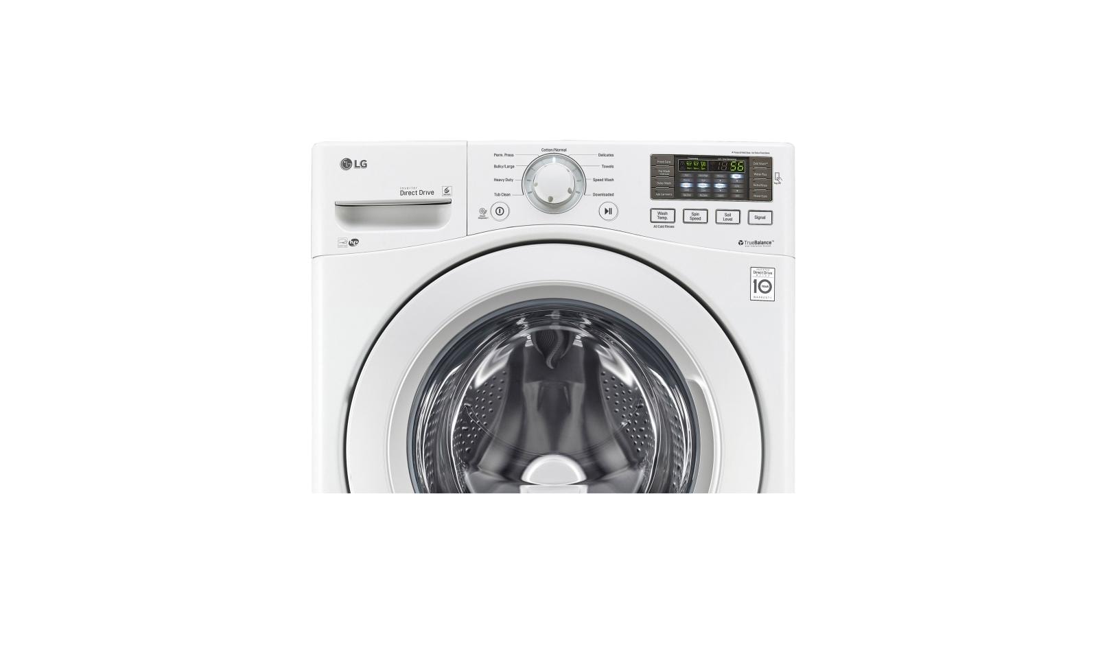 LG WM3180CW Large Front Load Washer w/ ColdWash Technology LG USA
