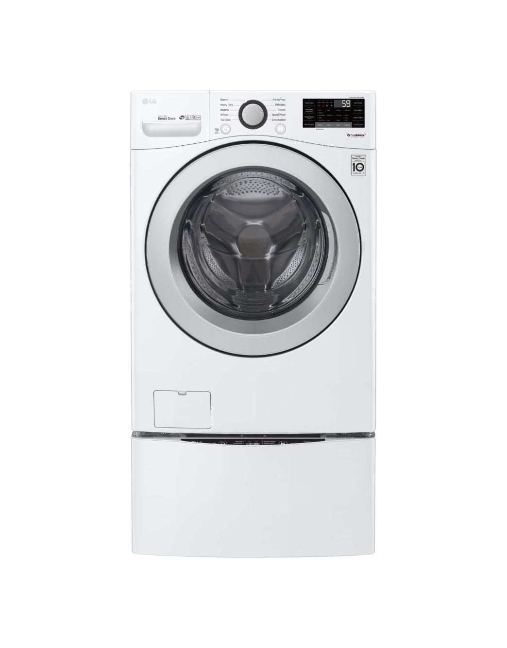 LG WM3500CW 4.5 cu. ft. Ultra Large Capacity Front Load Washer LG USA