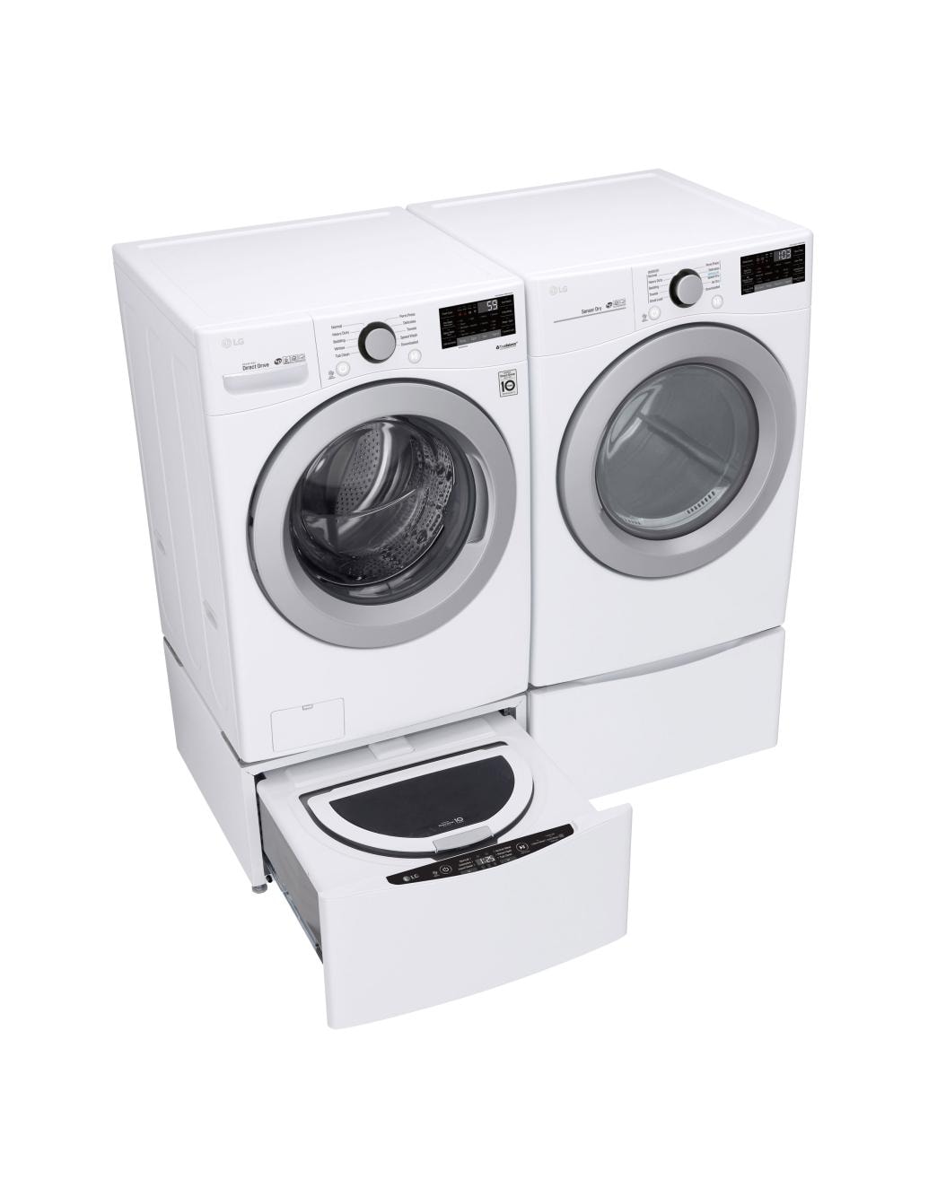 LG WM3500CW 4.5 cu. ft. Ultra Large Capacity Front Load Washer LG USA