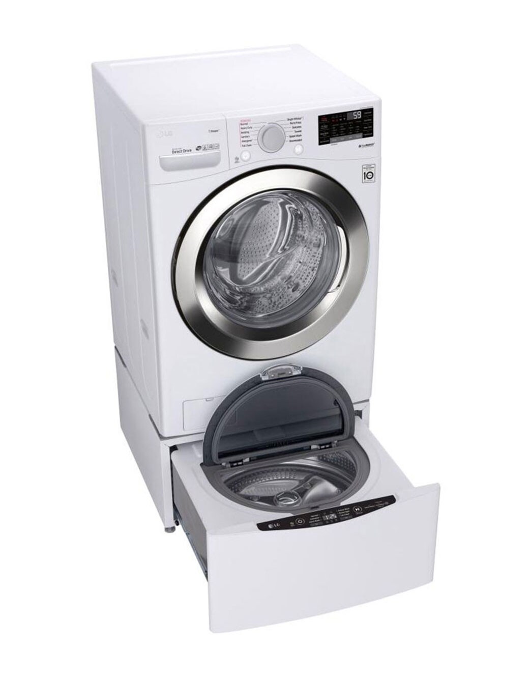 LG WM3700HWA 4.5 cu. ft. Ultra Large Capacity Front Load Washer LG USA
