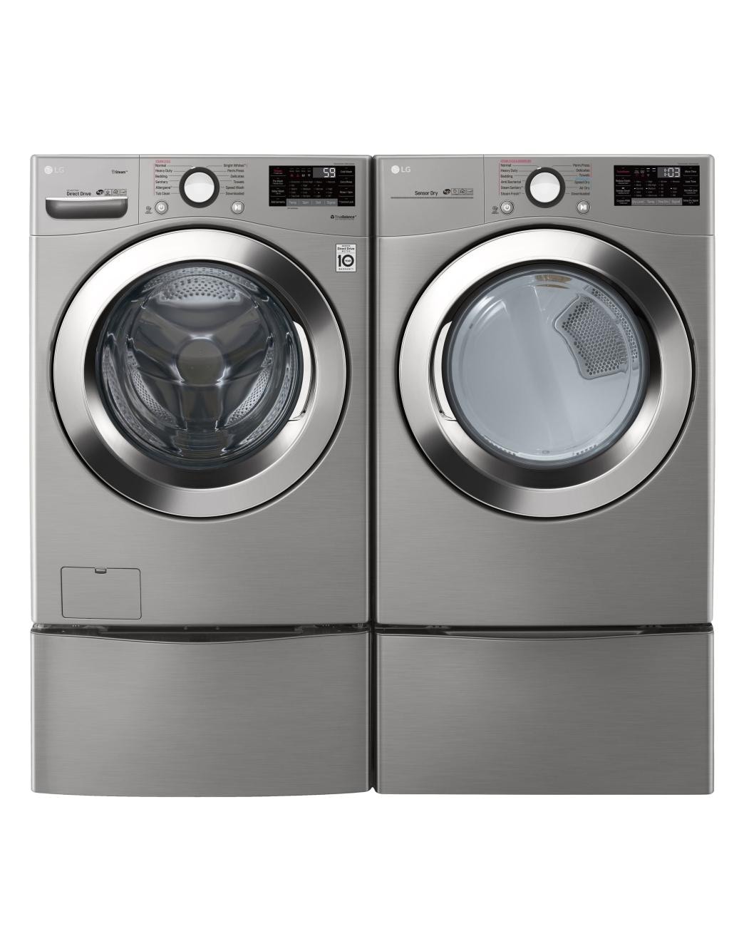 LG 4.5 cu. ft. Ultra Large Smart wifi Enabled Front Load Washer (WM3700HVA) LG USA