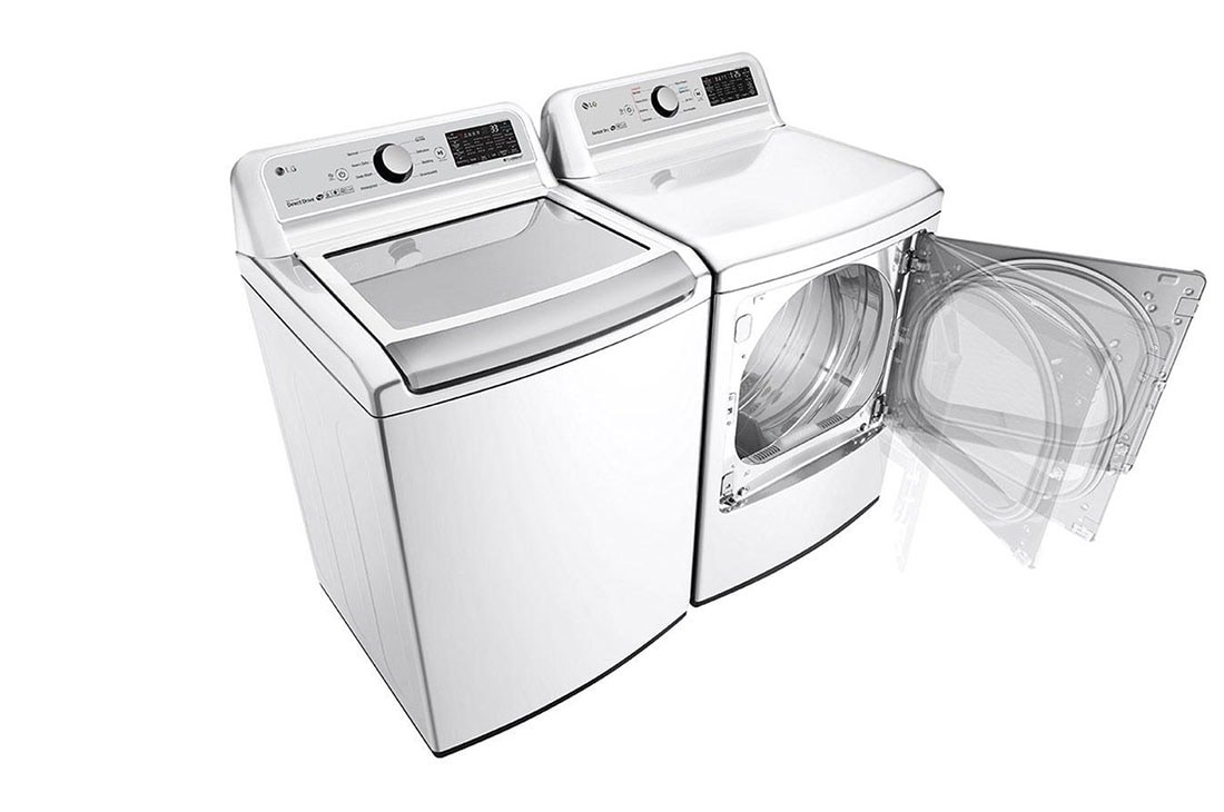 WT7300CW by LG - 5.0 cu.ft. Smart wi-fi Enabled Top Load Washer with  TurboWash3D™ Technology