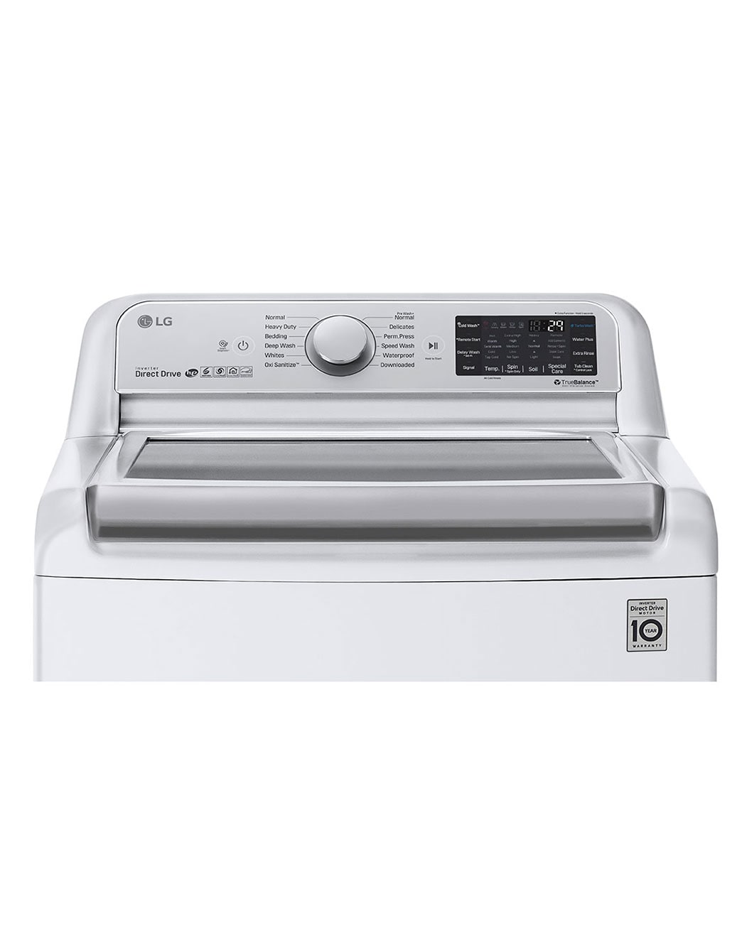LG WT7800CW 5.5 cu.ft. Top Load Washer with TurboWash3D™ LG USA